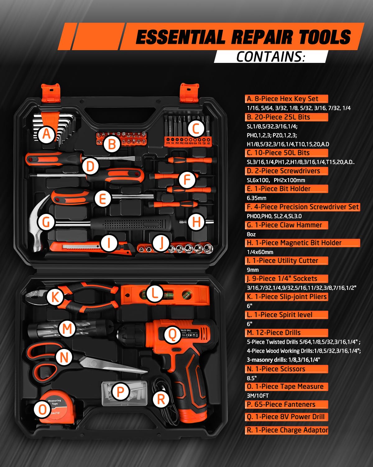 Thatool 8V cordless drill LED close-up shows ergonomic grip.