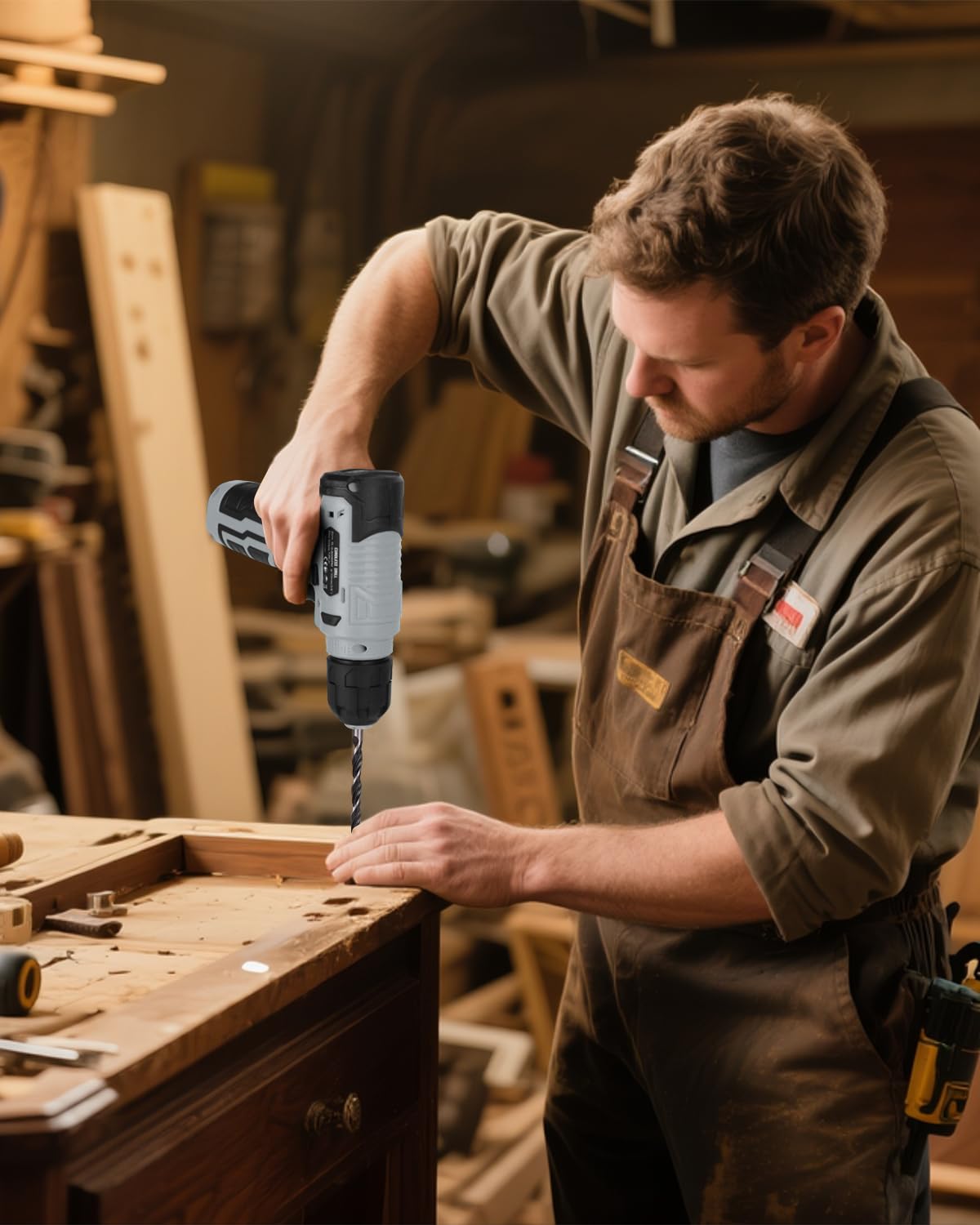 Thatool compact and lightweight drill design for easy maneuverability