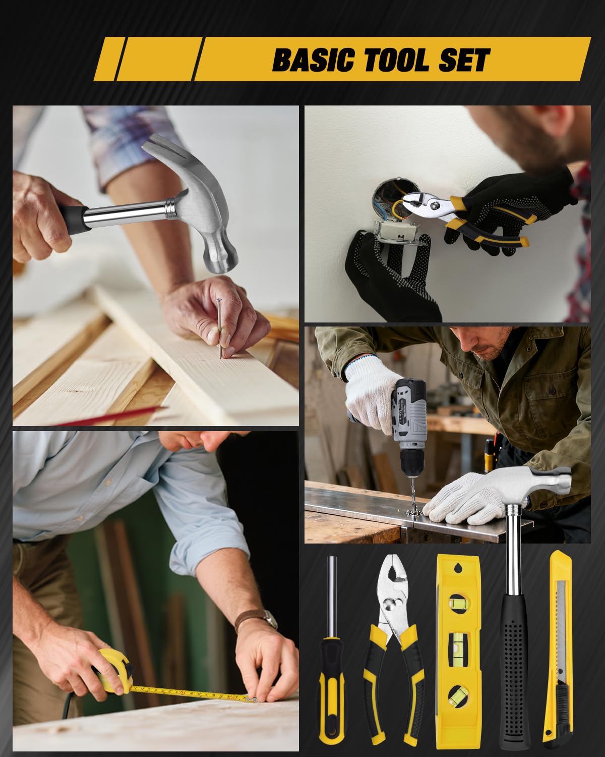 Thatool drill with non-slip grip for secure handling during projects