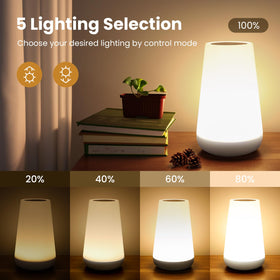 THAUSDAS Night Light highlights adjustable brightness for any moment.