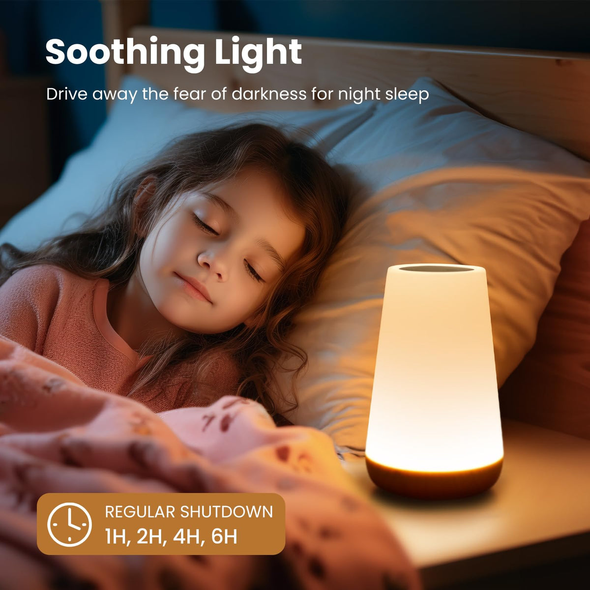 THAUSDAS Night Light is portable and USB-rechargeable for travel