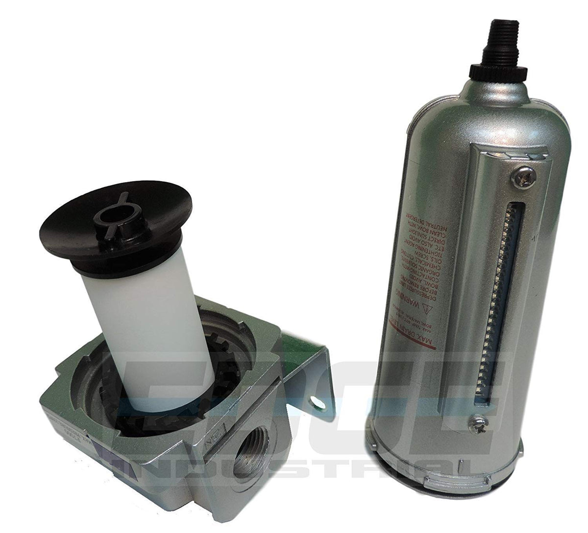 THB 5-micron filter element captures particulates for cleaner compressed air.
