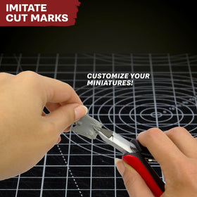 The Army Painter precision side cutters in stainless steel deliver durable performance for wargame figures.