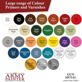 The Army Painter primer helps tabletop hobbyists speed up gaming-ready miniatures.