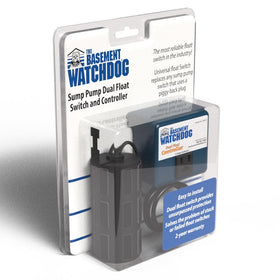 The BWC1 large float detects water rise to start the pump.