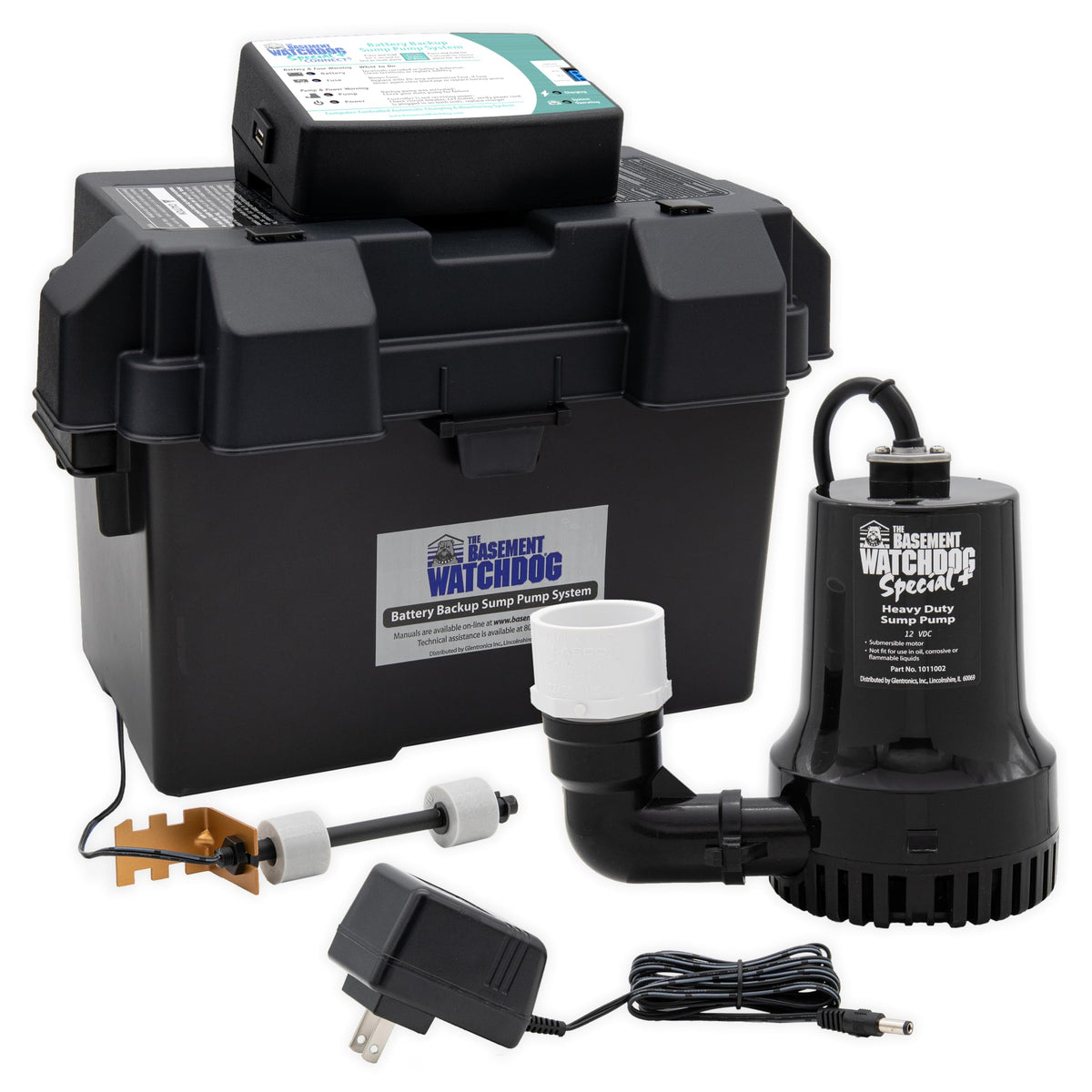 The Basement Watchdog Special Connect controller with status lights for easy maintenance guidance.