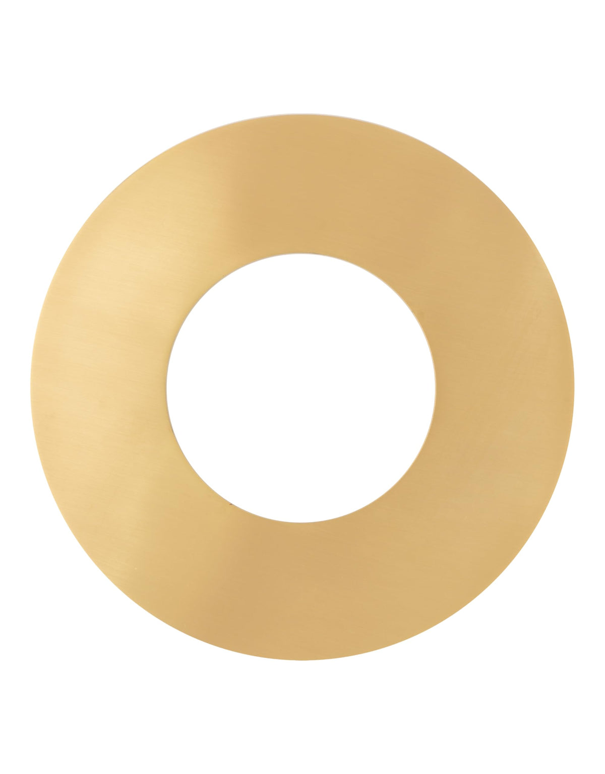 The Can Converter ceiling medallion close-up with 7¾-inch trim and smooth finish.