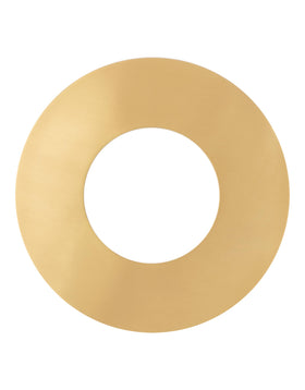 The Can Converter ceiling medallion close-up with 7¾-inch trim and smooth finish.
