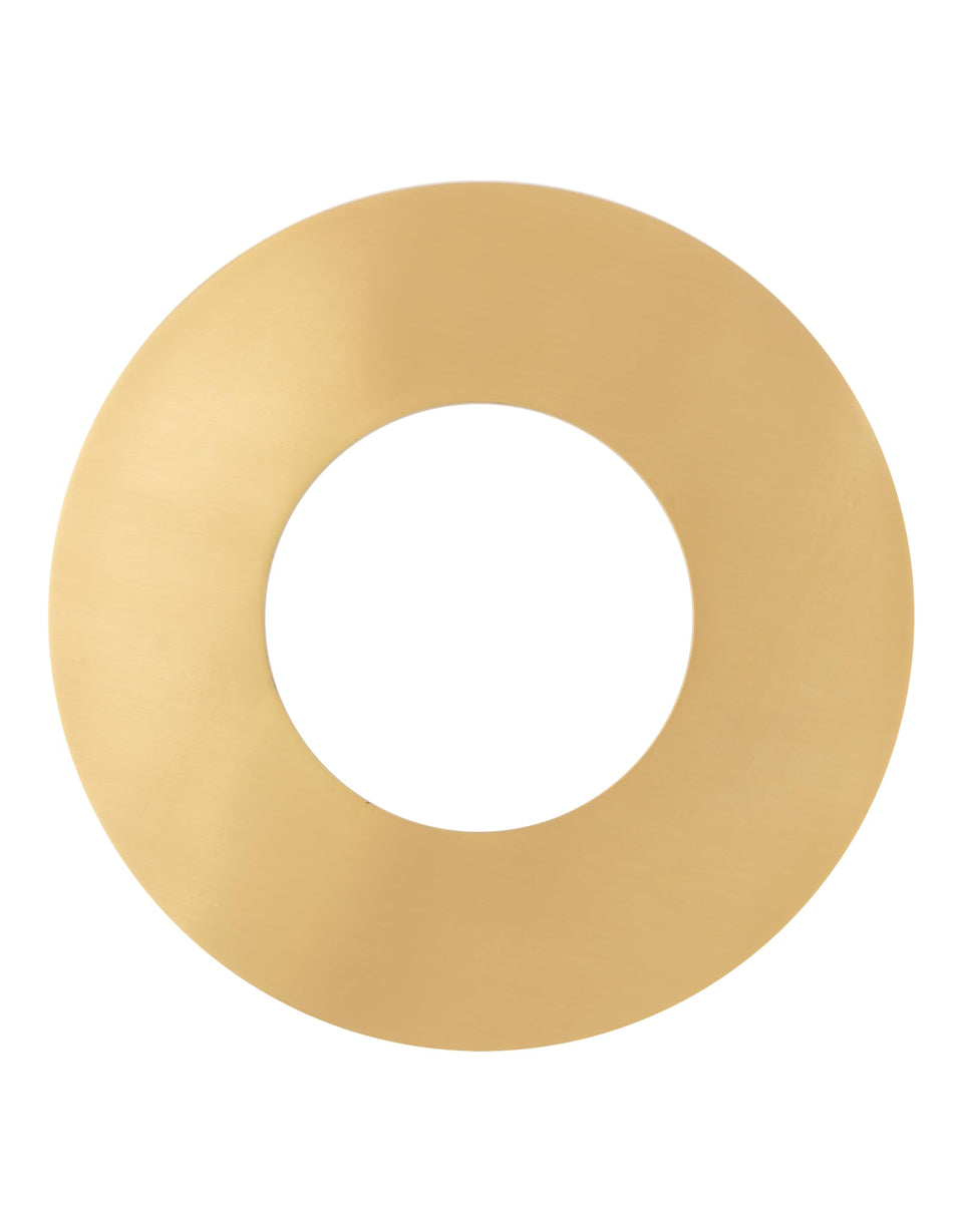 The Can Converter ceiling medallion close-up with 7¾-inch trim and smooth finish.
