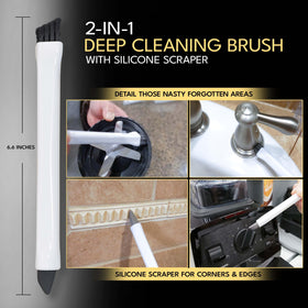 The Crown Choice bath tub grout scrub removes grime from joints