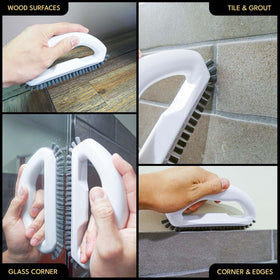 The Crown Choice corner cleaning brush reaches hard to reach spots