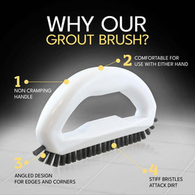 The Crown Choice countertops cleaning brush handles kitchen grime