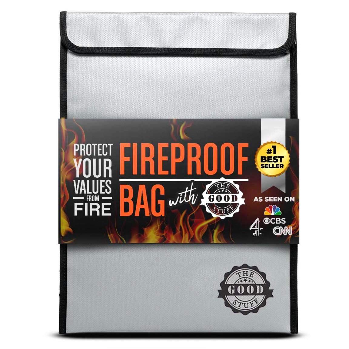 The Good Stuff fireproof bag legal size 15 by 11 inches ready to protect documents