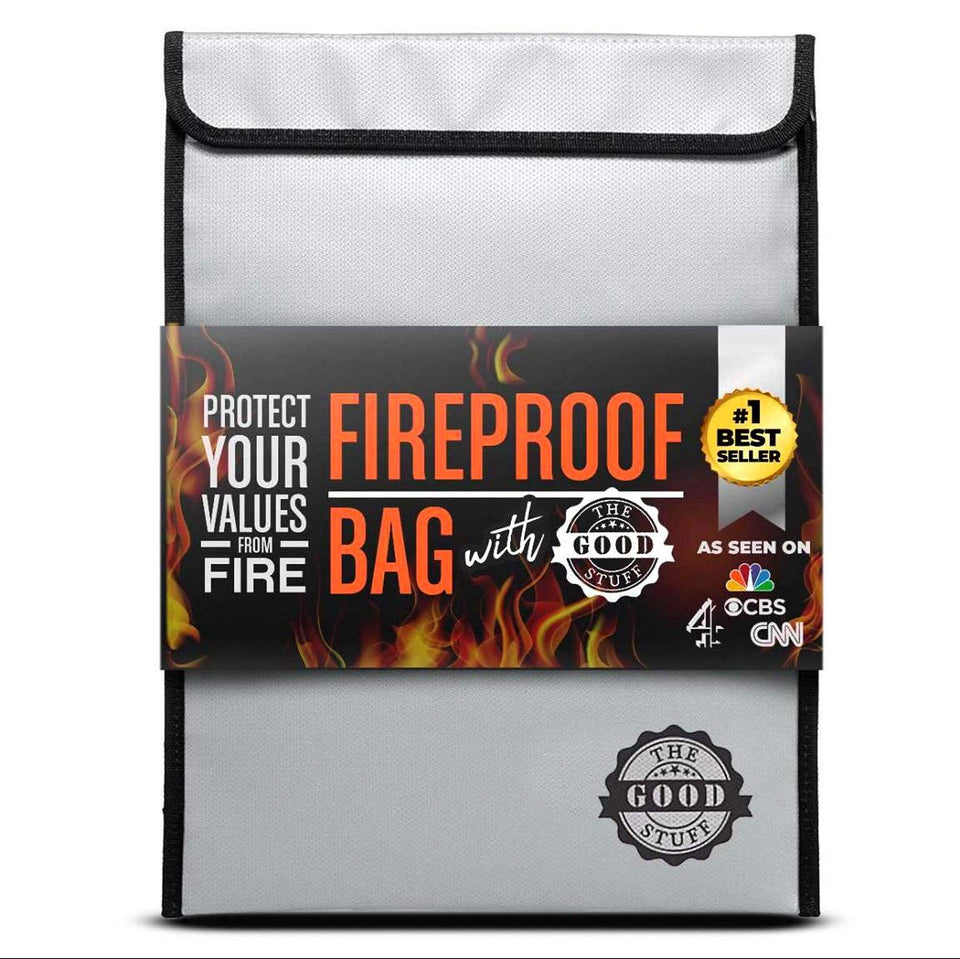 The Good Stuff fireproof bag legal size 15 by 11 inches ready to protect documents