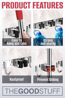 The Good Stuff space-saving design frees floor area in kitchen, laundry, or garage