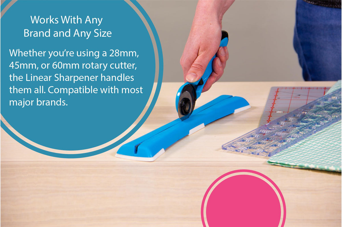 Grace Company TrueSharp's diamond surface delivers precise cuts on rotary blades.