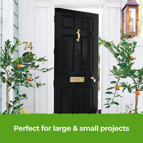 THE ONE applied to wooden furniture delivering smooth, even color.