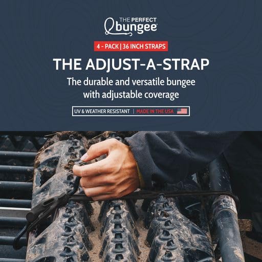 The Perfect Bungee Adjust-A-Strap 36inch side profile showing adjustable tension