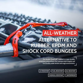 The Perfect Bungee exterior resilience against extreme temperatures for outdoor use