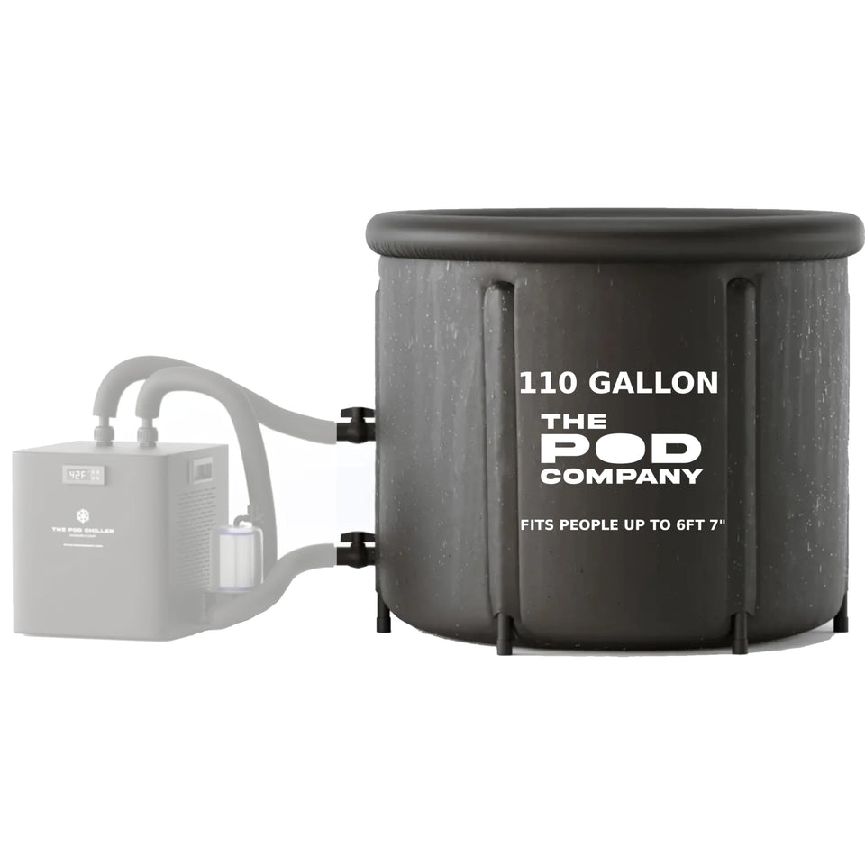 Ice Pod Pro tub exterior setup for refreshing cold therapy sessions.