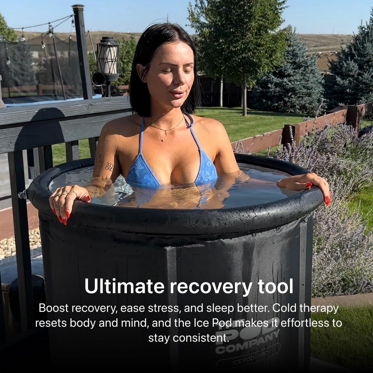 The Pod Company portable design allows easy transport to home, gym, or outdoor spaces.