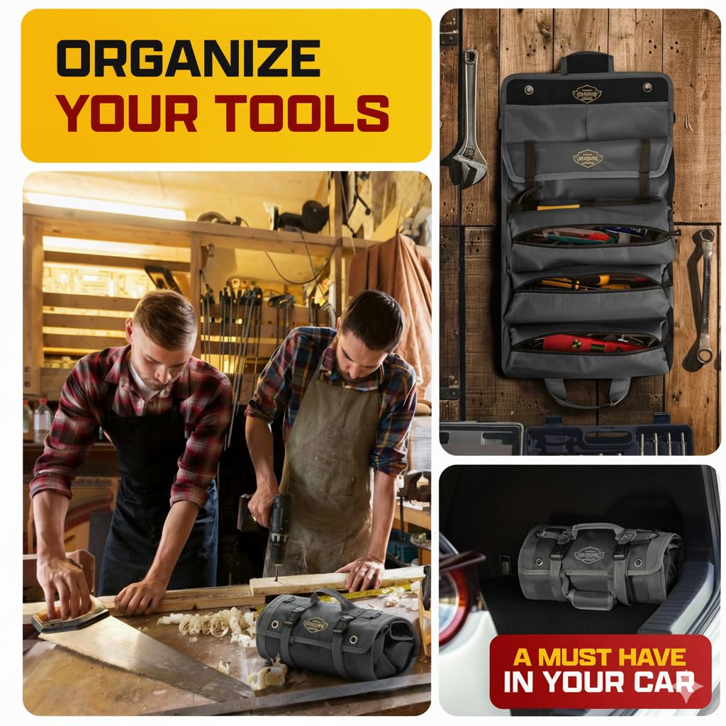 The Ryker Bag is ideal for electricians, plumbers, HVAC techs, and DIY enthusiasts.
