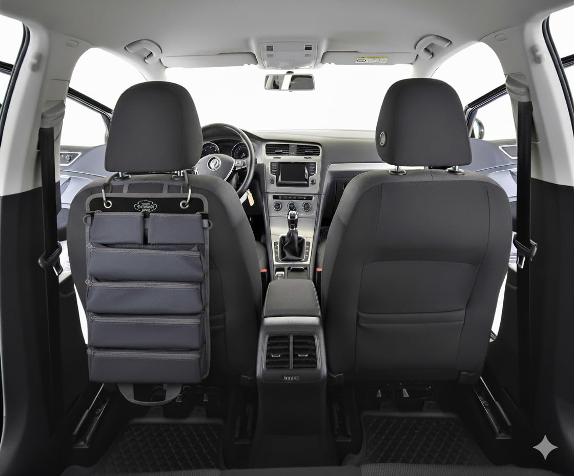 The Ryker Bag hangs easily in garages for quick access during repairs.