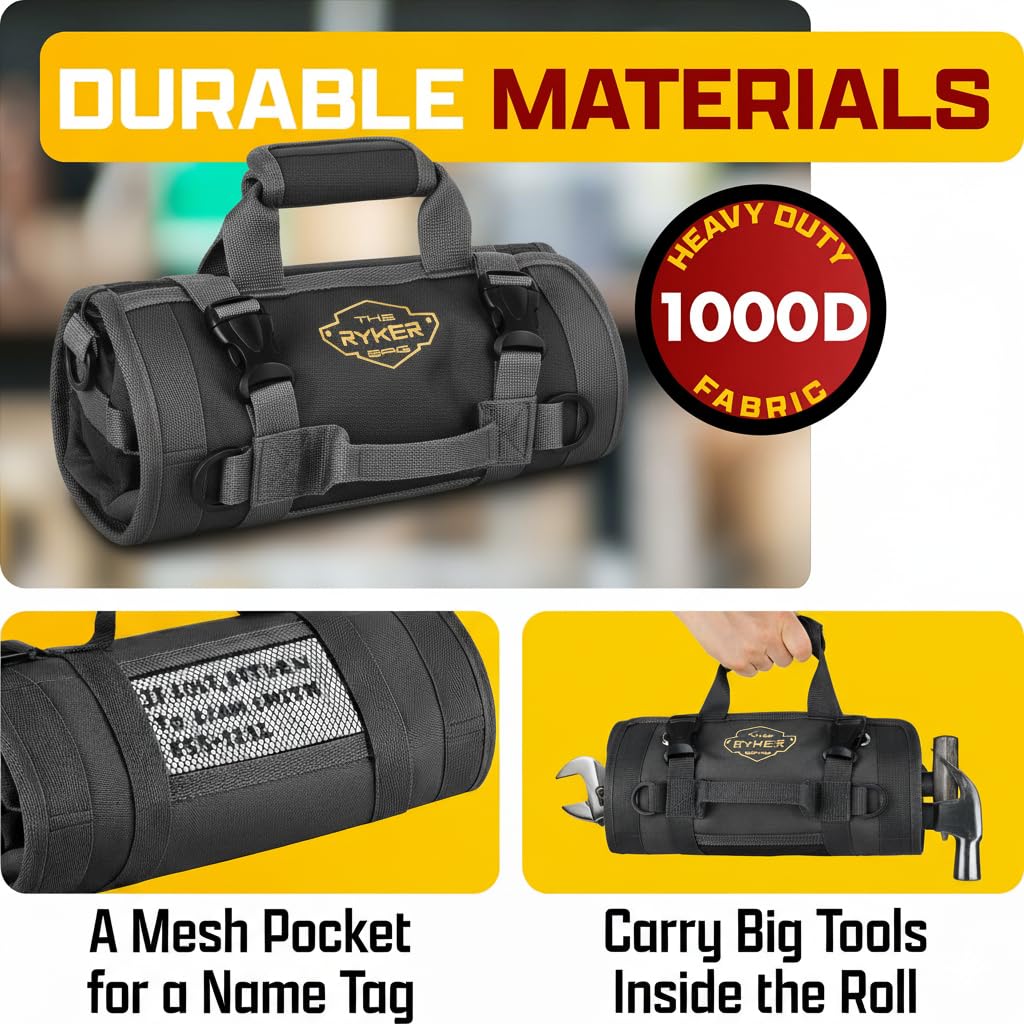 The Ryker Bag heavy-duty canvas delivers rugged durability for tough conditions.