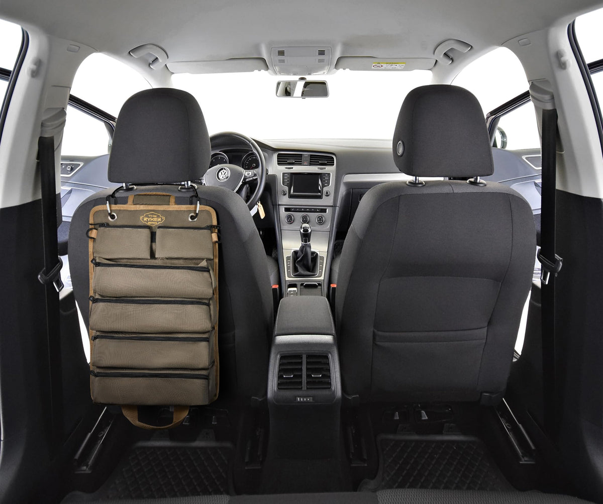 The Ryker Bag roll-up tool bag organizer made from heavy-duty canvas for demanding work sites.