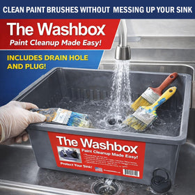The Washbox ideal for apartments and condos with limited utility sinks.