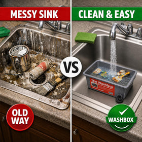 The Washbox plug for soaking brushes helps speed up cleanup.