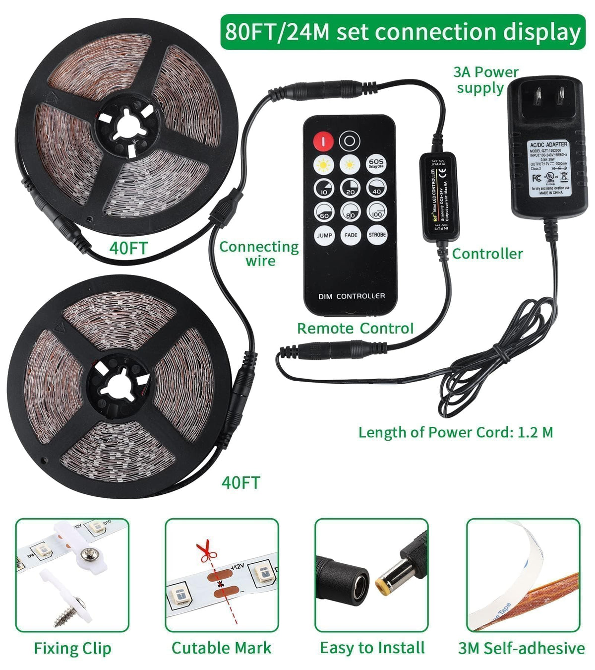 THECHAM 12V power adapter simplifies plug-and-play setup.