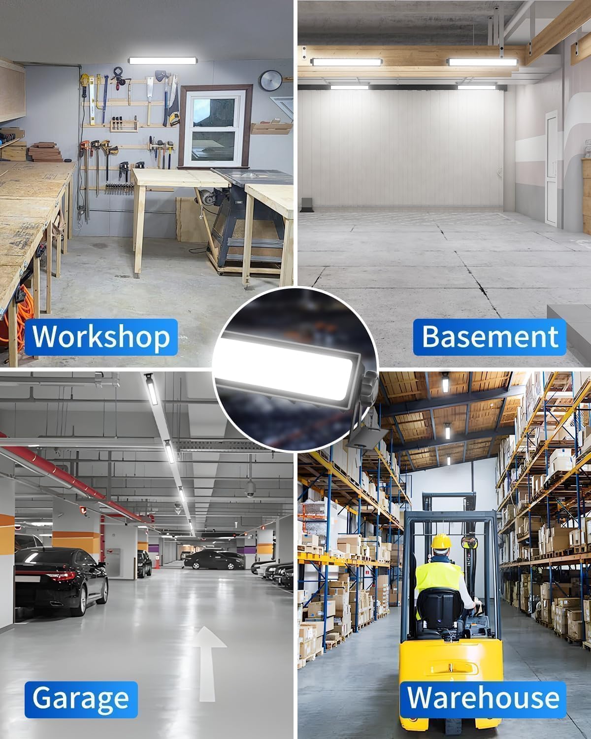 THECHAM damp-area friendly design suits garages, basements, and outdoor projects.