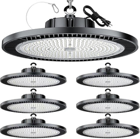 THELUX 6Pack high bay light front view shows bright, even coverage for large spaces.
