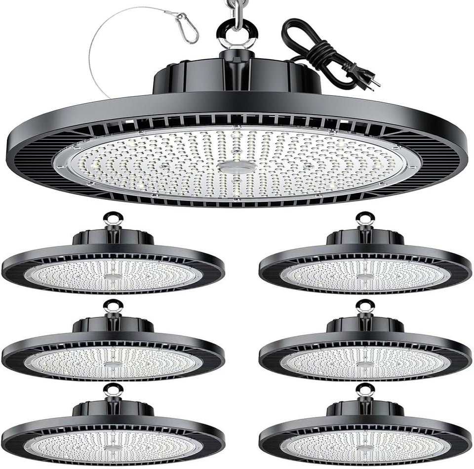 THELUX 6Pack high bay light front view shows bright, even coverage for large spaces.