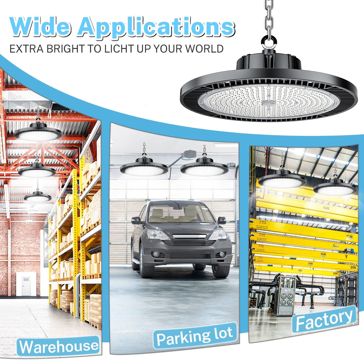 THELUX 6Pack enables easy warehouse installation with safety features.