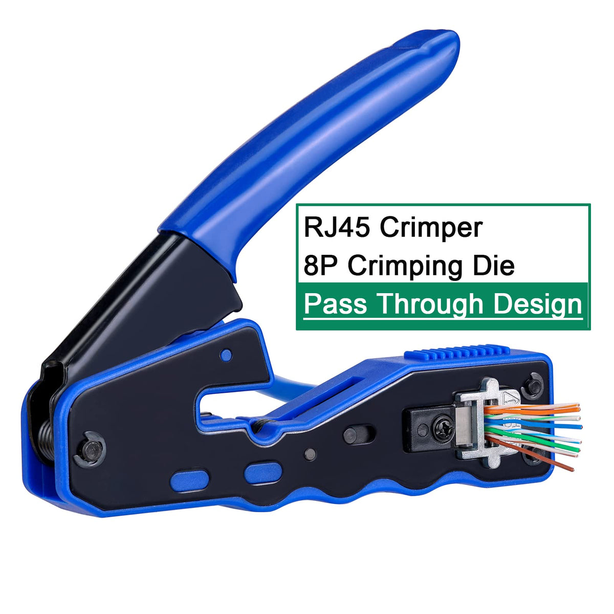 Therathy RJ45 tool with built-in wiring guide reduces wiring errors