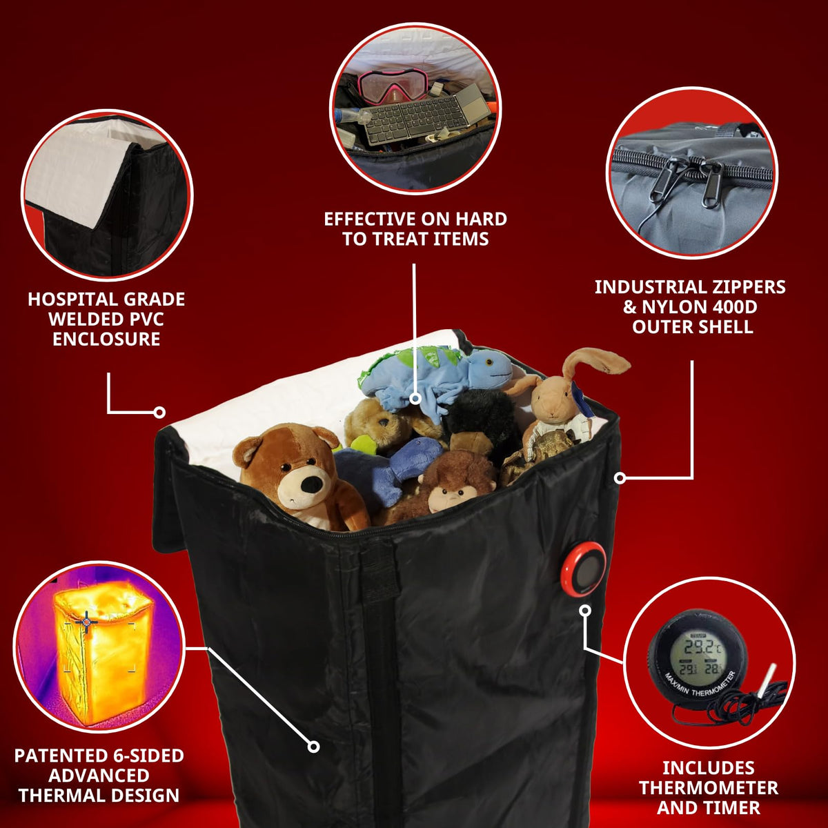 ThermalStrike Ranger luggage-loading demo shows easy-to-load design for quick treatment.