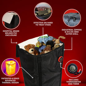 ThermalStrike Ranger luggage-loading demo shows easy-to-load design for quick treatment.