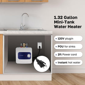 ThermoMate Mini Tank compact design fits tight under-sink spaces with ease.