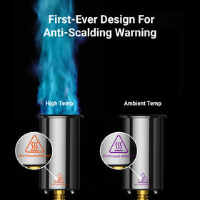 ThermoMaven flame control regulator for adjustable heat during recipes.