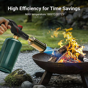 ThermoMaven portable kitchen torch for one-handed use.