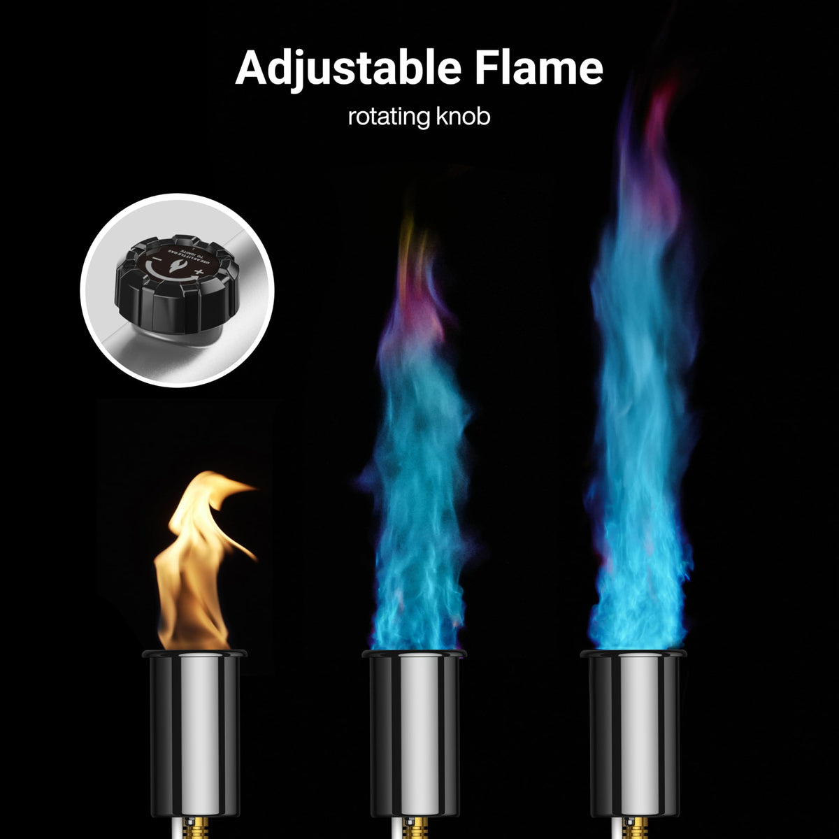 ThermoMaven red nozzle indicator shows heat status for safer handling