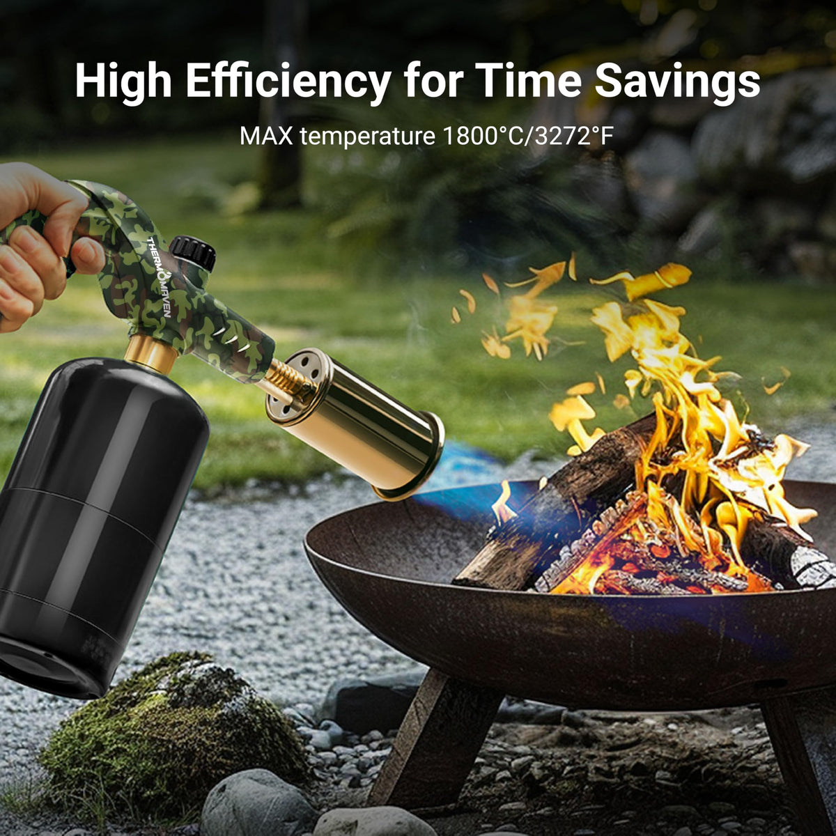 ThermoMaven torch used for DIY projects and glass art