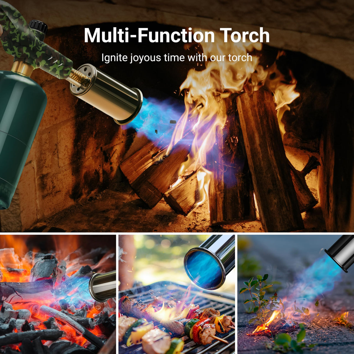 ThermoMaven torch showing precision flame control for cooking and crafts