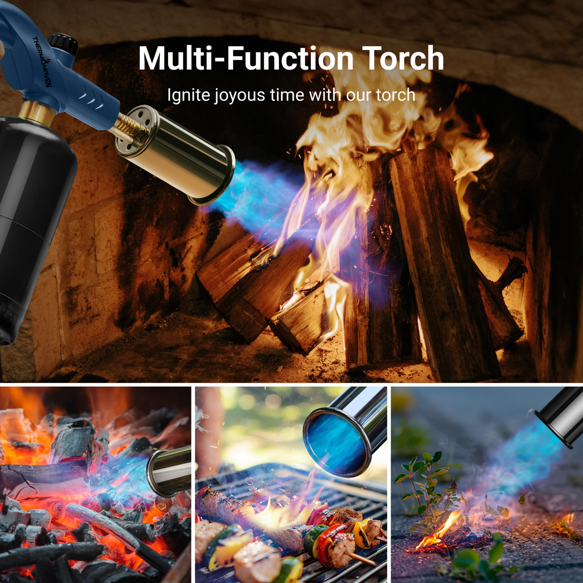 ThermoMaven safety burn-free guard protects hands during high-heat tasks.