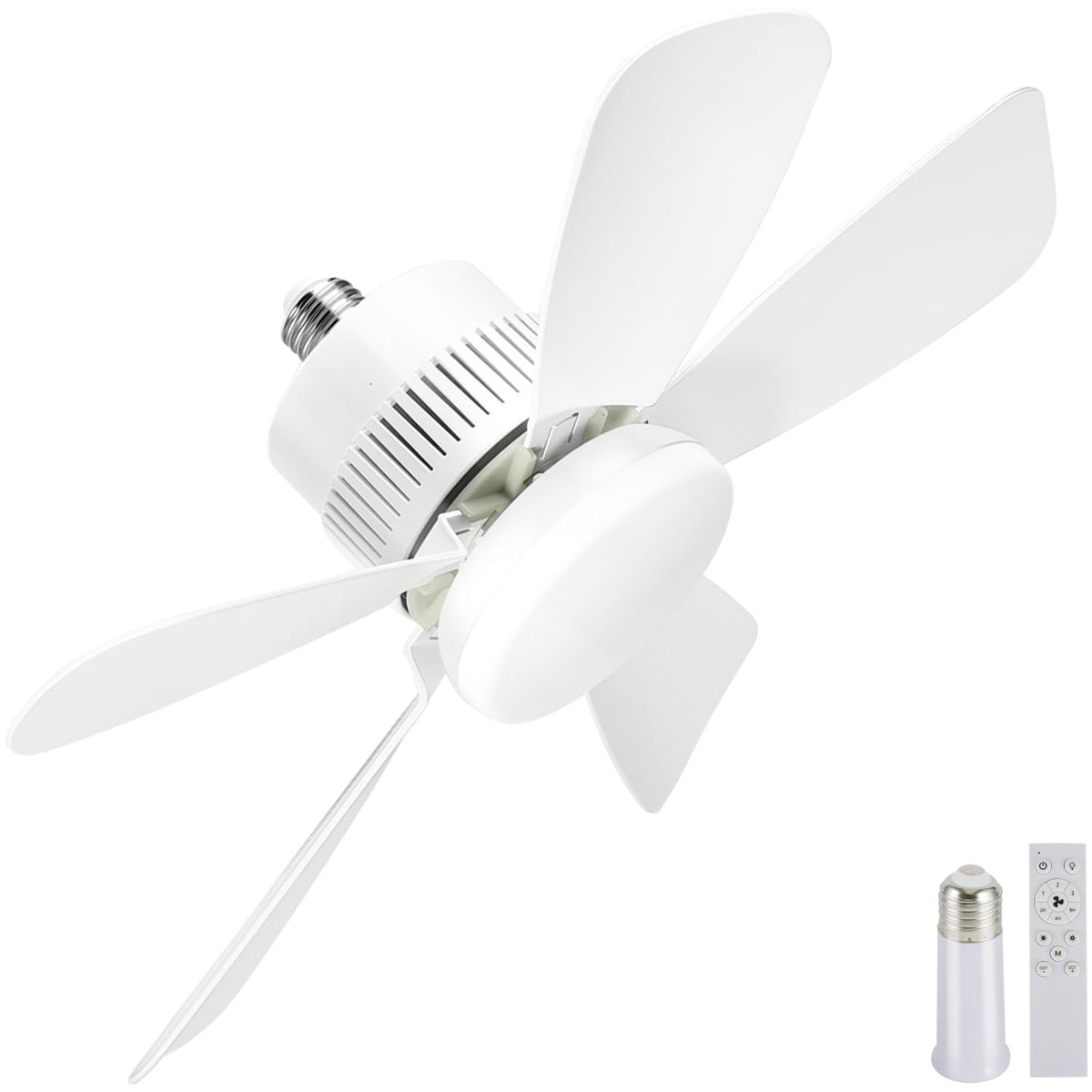 Therqo socket light fan remote pairing showing quick setup for easy control.