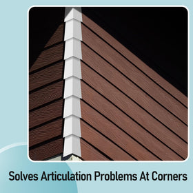 Therwen 8-inch corner guards fit most siding projects with pre-drilled holes.