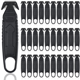 Therwen box cutter with concealed blade for safe opening of cartons