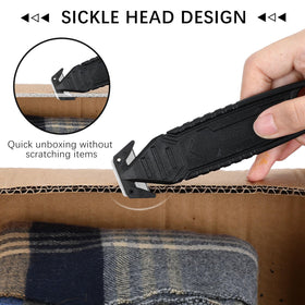Therwen safe design with concealed blade for reduced risk